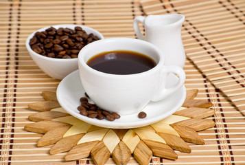 Coffee cup with saucer