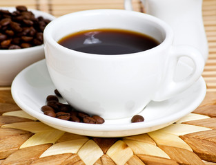 Coffee cup with saucer
