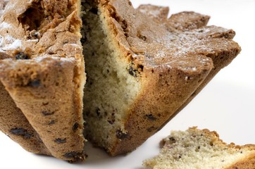 Gâteau  aux  pépites  de chocolat