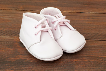 cute baby  pink shoes