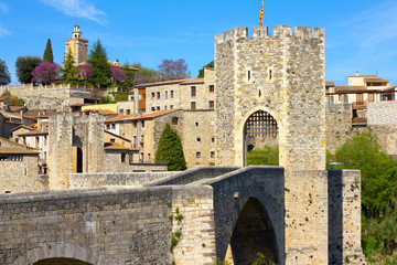 Obraz premium Besalu village (Catalonia)