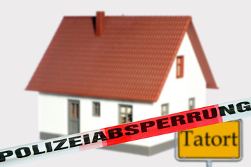 Einbruch in ein Haus