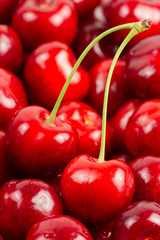 Abstract background of cherry fruits