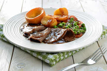 Roast Beef and Yorkshire Pudding