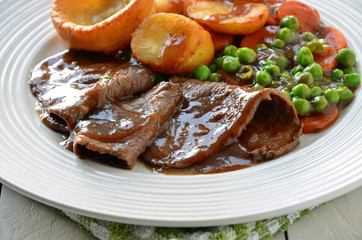 Roast Beef and Yorkshire Pudding