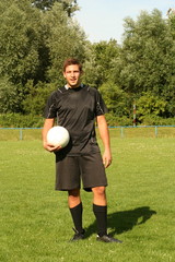 Portrait eines Tormanns