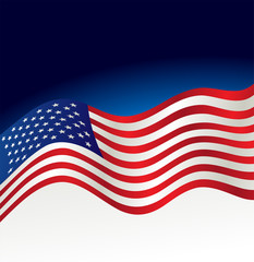 American flag background