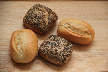 Mischung frischer Brötchen