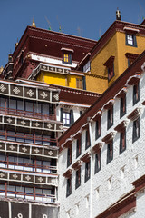 Detail of the Potala Palace, Tibet