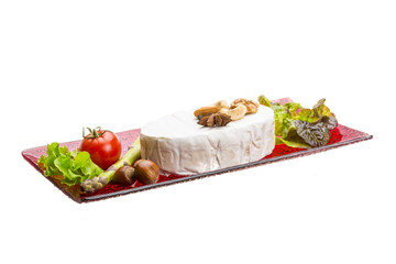 Fresh soft brie cheese