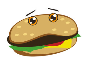 hamburger smile
