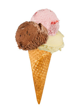 ice cream in cone