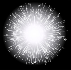 Abstract firework background