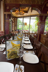 Fototapeta na wymiar Italian restaurant in Shanghai