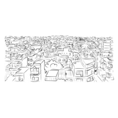 Cityscape sketch for your design