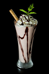 chocolate milk shake