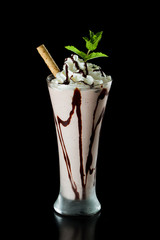 chocolate milk shake