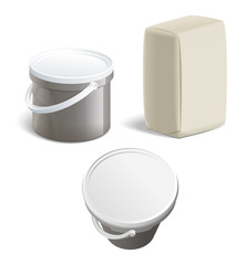 Packaging for mortar and paint products