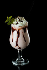 chocolate milk shake