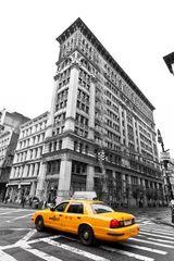 Fototapete New York TAXI Taxis auf den Straßen von SOHO, New York, USA