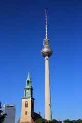 Obraz premium Television tower in Berlin