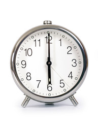 Alarm Clock, showing six o'clock