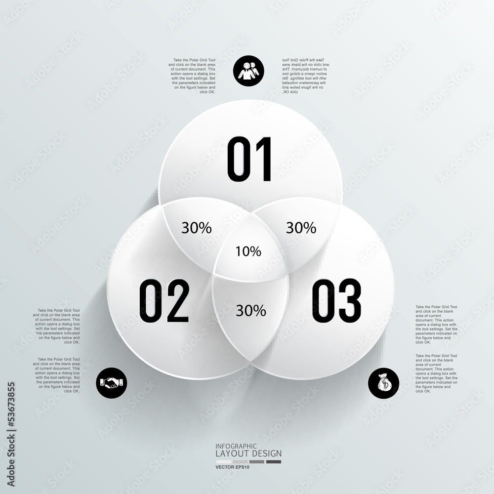 Canvas Prints Modern business design template, infographic, website