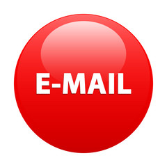 bouton internet e-mail sign icon red