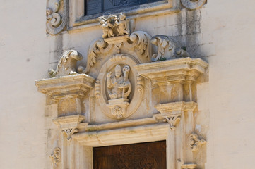 Mother church. Specchia. Puglia. Italy.