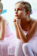 Ballet, ballerina - young and beautiful ballet dancer © Gorilla