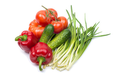 Set of various vegetables