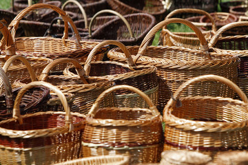 Geflochtene Körbe