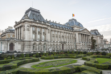 Obraz premium Belgian Royal Palace in Brussels