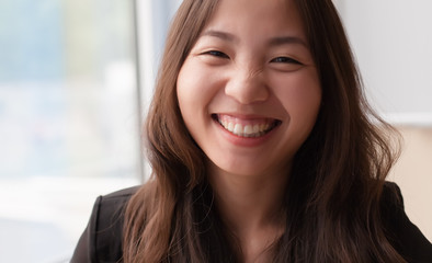 Fototapeta premium businesswoman smiling