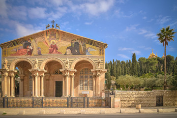 Fototapeta na wymiar variety of architecture in Jerusalem