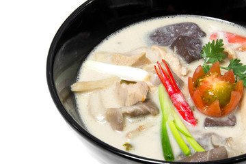 thai Chicken Soup in Coconut Milk
