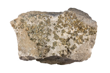 Quartz vein with pyrite
