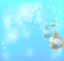 Fototapeta premium Christmas Background. Abstract Vector Illustration