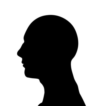 male head silhouette
