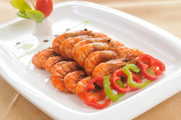 Fried shrimp