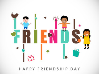 Happy Friendship Day background.