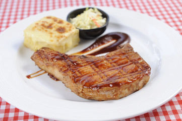 Grilled steak