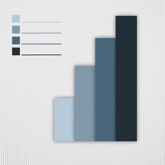 Abstract infographics paper.