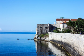 Fototapeta na wymiar Cytadela w starego miasta w Budva, Czarnogóra.
