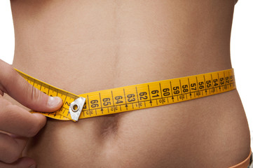 woman waist measure yourself