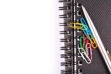 Note book for taking notes with a pen
