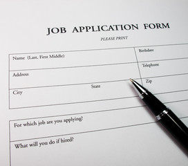 Job application form