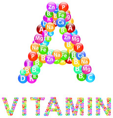 Fototapeta premium Vitamin A