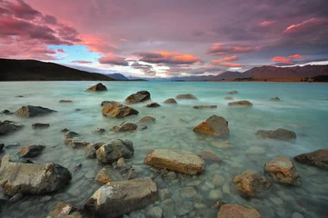 Gordijnen Lake Tekapo, Nieuw-Zeeland © mohdnadlyaizat