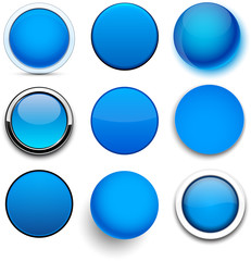 Round blue icons.
